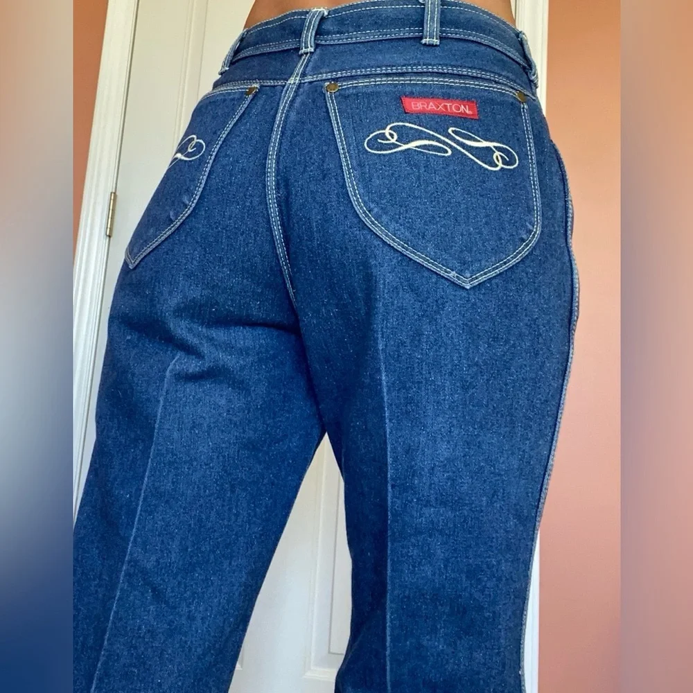 VINTAGE Braxton Stretch Jeans 1980 - Picture 2 of 15